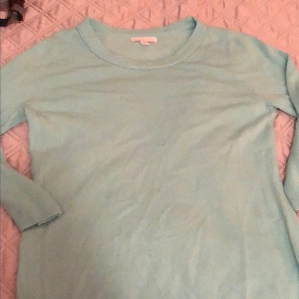 Teal 3/4 sleeve sweater